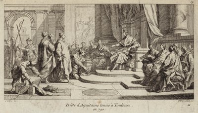 790年にトゥールーズで開催されたアキテーヌの国会（彫刻作品 作： Charles Nicolas II Cochin