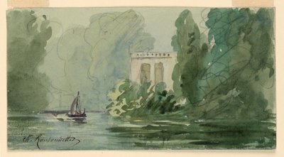空想の風景 作： Charles Nicolas Ransonnette