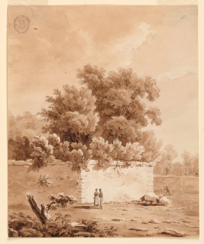 田舎で 作： Charles Nicolas Ransonnette