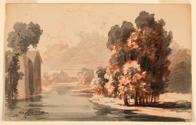 風景 作： Charles Nicolas Ransonnette