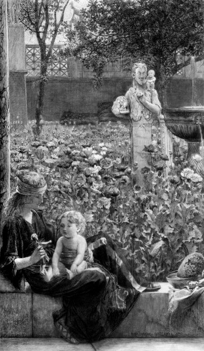Cildish Affections、c1880-1882。 作： Charles Olivier Murray