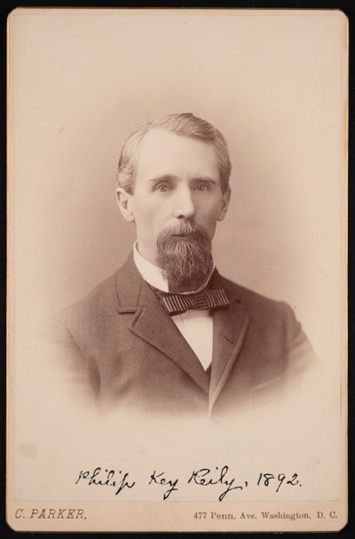 フィリップ キー ライリーの肖像 1829 ～ 1910 年、1892 年。 作： Charles Parker
