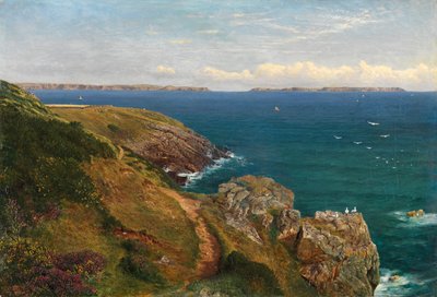 新鮮な海風（キャンバスに油彩） 作： Charles Parsons Knight