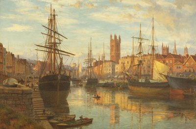 ザ・フローティング・ハーバー、ブリストル 作： Charles Parsons Knight