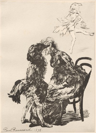 ルバレエの前、1898年。 作： Charles Paul Renouard