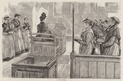 ウォーキングでの女性の囚人の生活 作： Charles Paul Renouard
