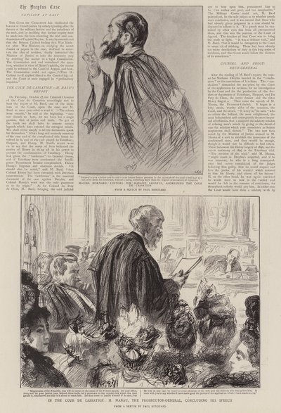 Cass de Cassationでは、検察総長Mマナウが演説を終え、 作： Charles Paul Renouard