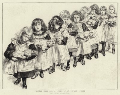 リトルマザーズ、幼児学校での研究 作： Charles Paul Renouard