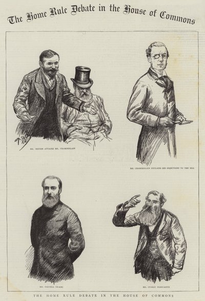 下院でのホームルールの議論 作： Charles Paul Renouard
