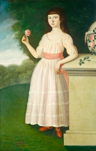 アンナ・マリア・カンプストン、c。 1790年。 作： Charles Peale Polk
