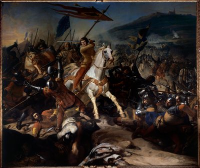 フランドル戦争：「8月18日のモンス・アン・ピュエルの戦い 作： Charles Philippe Lariviere