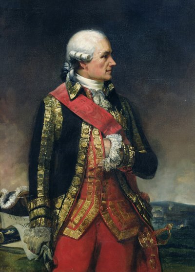 ジャン＝バティスト・ド・ヴィミュール（1725-1807）ロシャンボー伯爵（キャンバスに油彩） 作： Charles Philippe Lariviere
