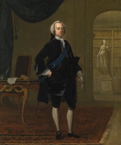 チャールズ、第2代リッチモンド公、レノックスとオービニー、1730年頃（キャンバスに油彩） 作： Charles Philips