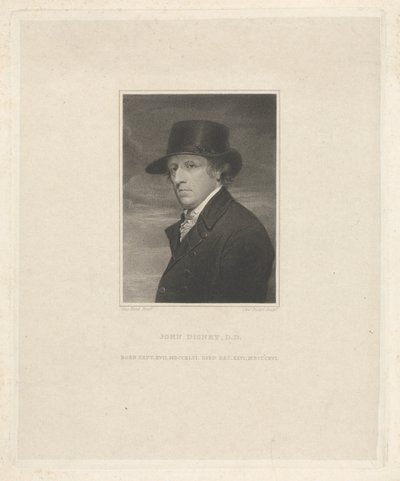 John Disney D.D., nascido em 17 de setembro de 1746, falecido em 26 de dezembro de 1816 作： Charles Picart