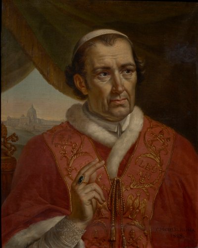 教皇レオ 12 世の肖像 1760 ～ 1829 年、1828 年。 作： Charles Picqué