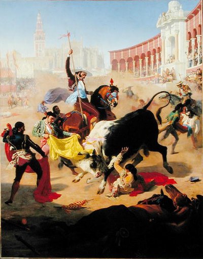 闘牛、1846 作： Charles Porion