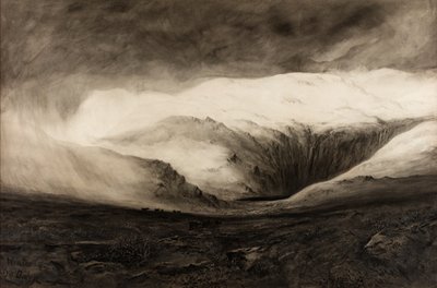 冬、リン・デュリン、未定（紙に水彩画） 作： Charles Potter