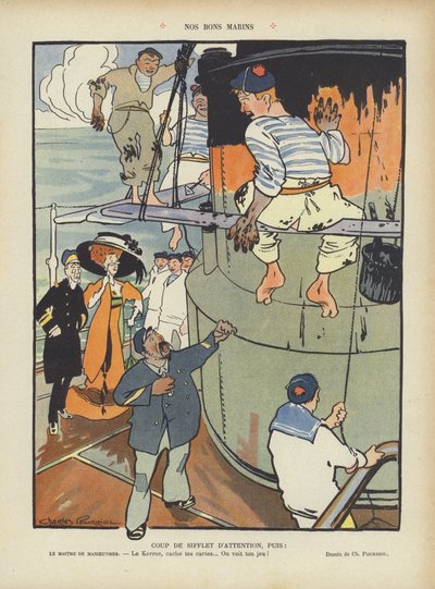 私たちの良い船員。 Le Rireのイラスト（カラーリソ） 作： Charles Pourriol