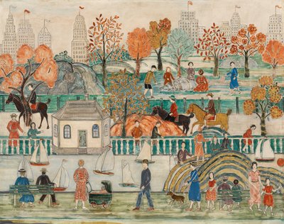 中央公園 作： Charles Prendergast