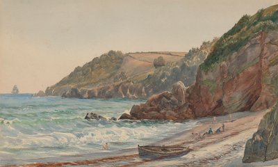 海水浴場、アンスティーズ コーブ 作： Charles Reginald Aston