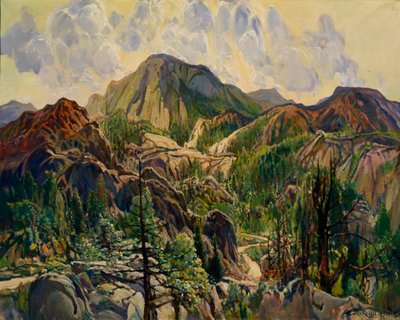 Cuyamacas の道路、カリフォルニア州。 1933～1934年。 作： Charles Reiffel