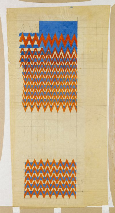 ファブリックデザイン 作： Charles Rennie Mackintosh