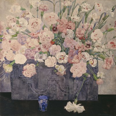 ピンク（紙に水彩） 作： Charles Rennie Mackintosh