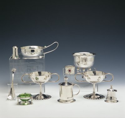 シルバーワーク、1900-06年頃（シルバー） 作： Charles Robert Ashbee