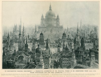 クリストファー・レン卿の主要作品の展望概観 作： Charles Robert Cockerell