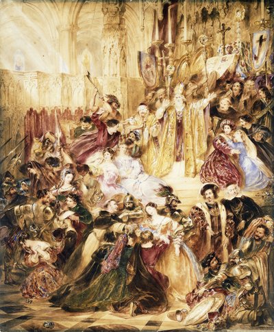 Benedictionの中断、 作： Charles Robert Leslie