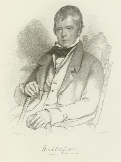 ウォルター・スコット卿 作： Charles Robert Leslie