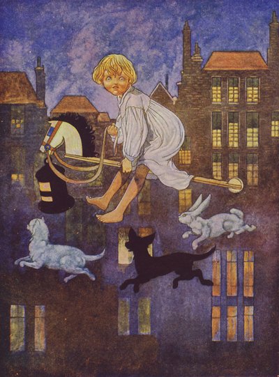 狩りに行こう（カラーリトグラフ） 作： Charles Robinson