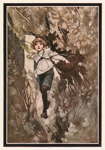 全速力で突破する少年 作： Charles Robinson