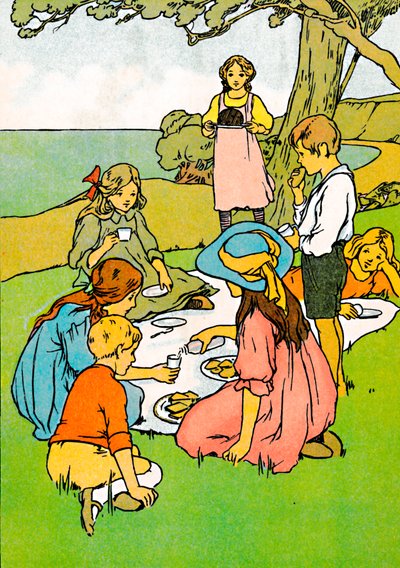 1912年にニュージーランドでクリスマスディナー 作： Charles Robinson