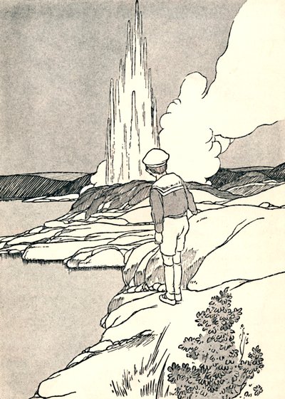 間欠泉、1912 作： Charles Robinson