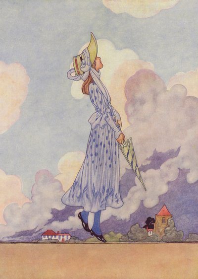 日差しの強いシャワーは30分も続かない（カラーリトグラフ） 作： Charles Robinson