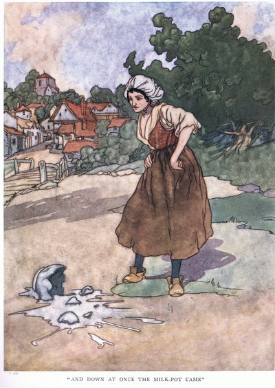 1930年代にミルクポットがすぐに降りてきました 作： Charles Robinson