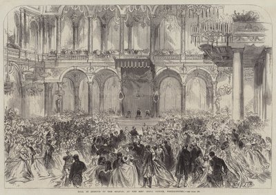 ウェストミンスターのニューインディアオフィスでのスルタンを称えるボール 作： Sir John Charles Robinson