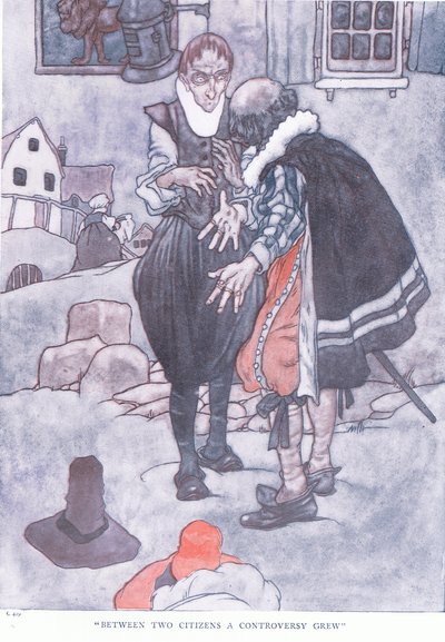 2人の市民の間で、1930年代に対立が広まった 作： Charles Robinson