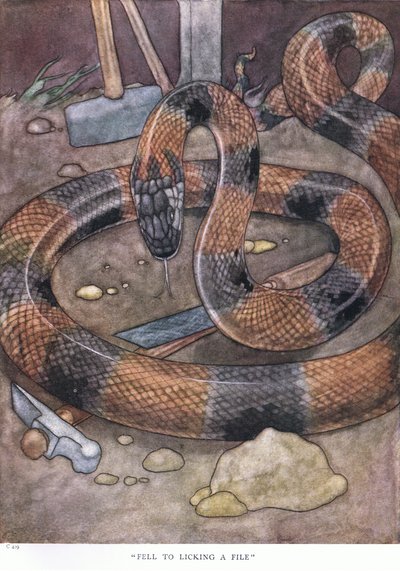 1930年代、ファイルを舐めることに落ちた 作： Charles Robinson