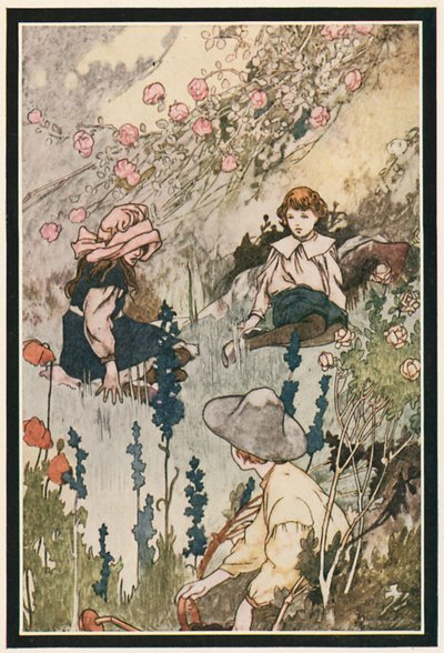 彼は成長するものを見て草の上に横になるだろう 作： Charles Robinson