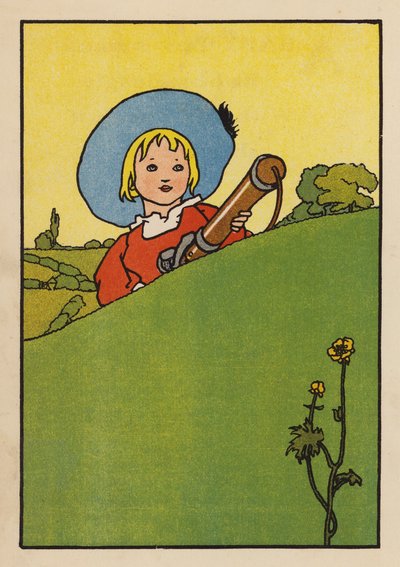 赤ちゃんと鳥』のイラストレーション（カラーリトグラフ） 作： Charles Robinson