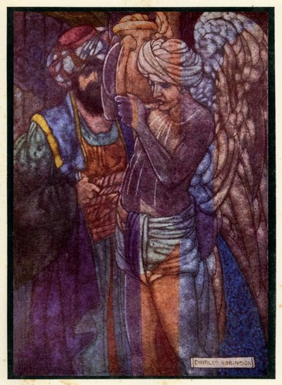 オマールカヤムのルバイヤトのイラスト 作： Charles Robinson