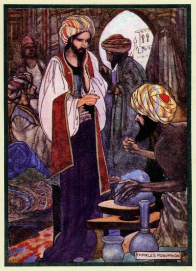オマールカヤムのルバイヤトのイラスト 作： Charles Robinson