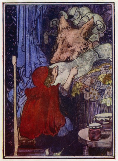 Little Red Riding-Hood（カラーリトグラフ 作： Charles Robinson