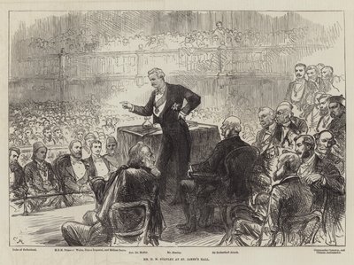 セントジェームズホールのHMスタンレー氏 作： Sir John Charles Robinson