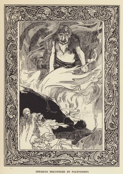 ポリフェムスが発見したオデュッセウス 作： Sir John Charles Robinson
