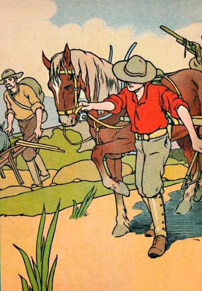 ゴールドフィールドに向けて、1912 作： Charles Robinson