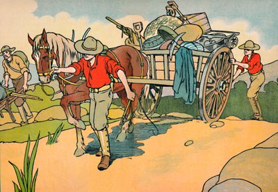 ゴールドフィールドに向けて、1912 作： Charles Robinson