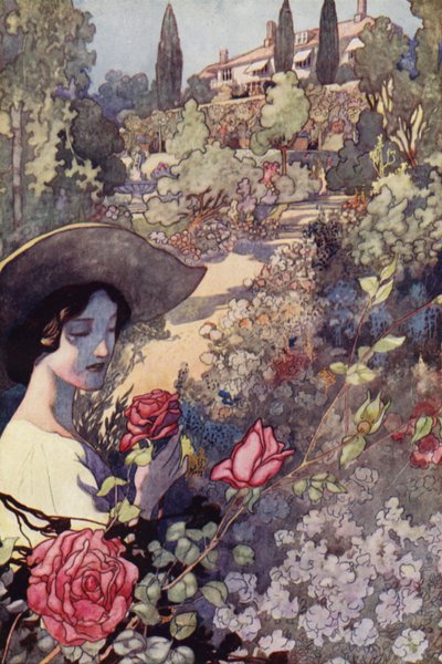 アワ・センチメンタル・ガーデン夏（カラーリトグラフ 作： Charles Robinson